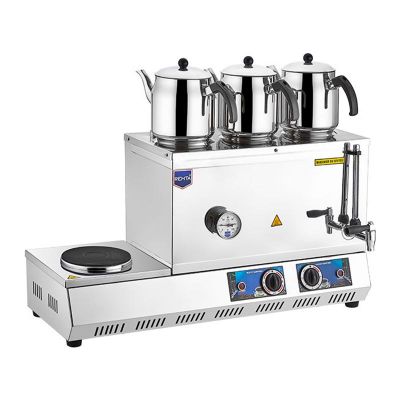 Remta K32 55 Model Tea Cooker with Hob, 3 Teapot, 33 L, Electric - Remta