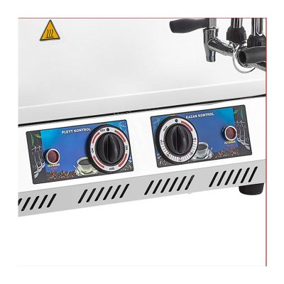 Remta K33 85 Model Ocaklı Şamandıralı Çay Ocağı, 4 Demlikli, 58 L, Elektrikli - Remta