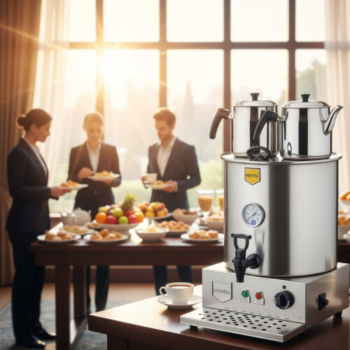 Remta DE21 Master Çay Makinesi, 2 Demlikli, 23 L - 2