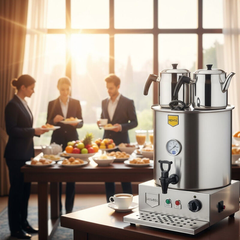 Remta DE21 Master Çay Makinesi, 2 Demlikli, 23 L - Remta