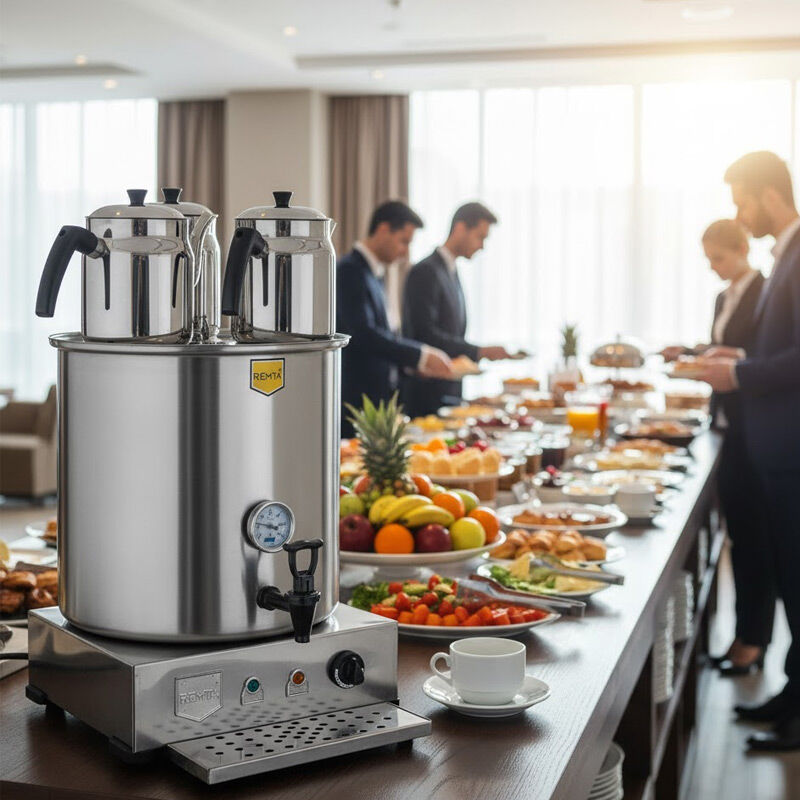 Remta DE20 Master Çay Makinesi, 3 Demlikli, 40 L, Elektrikli - Remta