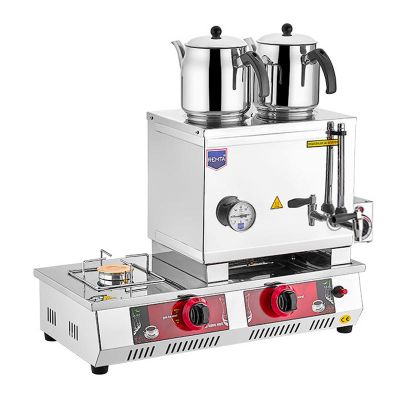 Remta N11(E) 30 Model Tea Stove, 2 Teapot, 23 L, Electric+Gas - 1