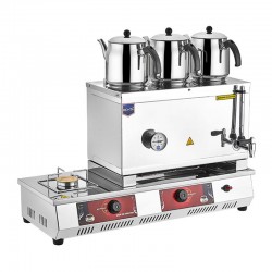 Remta N13 55 Model Coffee Set Tea Boiler, 3 Teapots, 33 L, Natural Gas - Remta