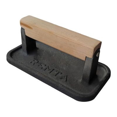 Remta P900 Döküm Kareli Desen Tost Ütüsü, 105x200x80 mm - 1