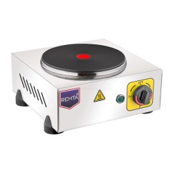 Remta PLT1 Single Plate Heater, 19 cm, Electric - Remta