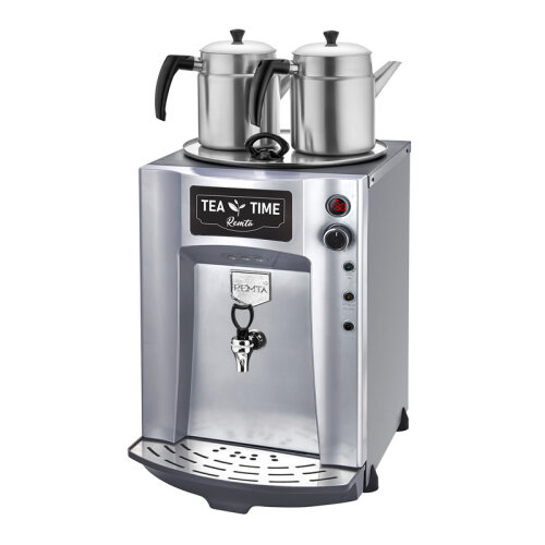 Remta DE11P Premium Jumbo Çay Makinesi, 2 Demlikli, 23 L, Gri - 1