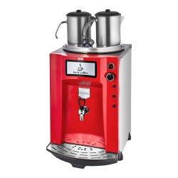 Remta DE11P Premium Jumbo Çay Makinesi, 2 Demlikli, 23 L, Kırmızı - Thumbnail