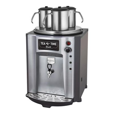 Remta DE10P Premium Jumbo Çay Makinesi, 3 Demlikli, 40 L, Elektrikli, Gri - 1