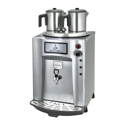 Remta DE11SP Premium Jumbo Şamandıralı Çay Makinesi, 2 Demlikli, 23 L, Gri - Thumbnail