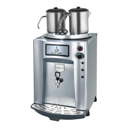 Remta DE11SP Premium Jumbo Şamandıralı Çay Makinesi, 2 Demlikli, 23 L, Gri - Thumbnail