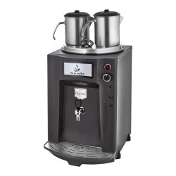 Remta DE11SP Premium Jumbo Şamandıralı Çay Makinesi, 2 Demlikli, 23 L, Siyah - Thumbnail