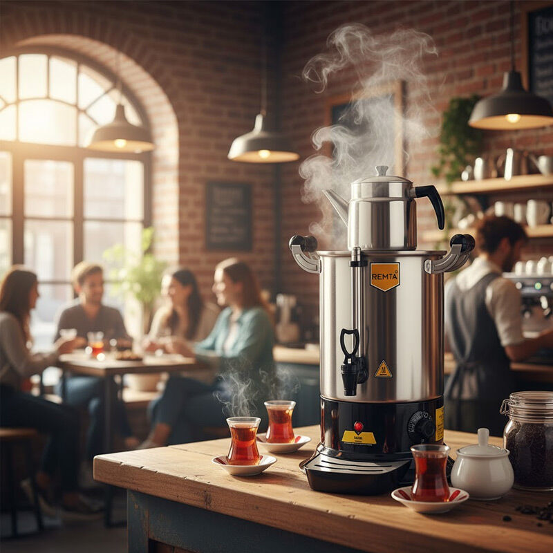 Remta PT11 Platin Model Tek Demlikli Çay Makinesi, 9 L - Remta