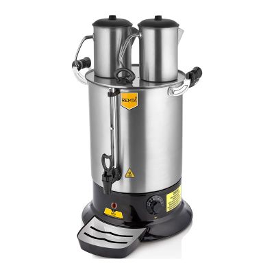 Remta PT14 Platin Model Çift Demlikli Çay Makinesi, 17 L - Remta