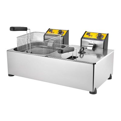 Remta R102 Фритюрница, двойной бункер, 8+8 л, электрическая - Remta