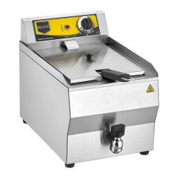 Remta R110 Deep Fryer, Oil Drain Tap, 10 L, Electric - Remta
