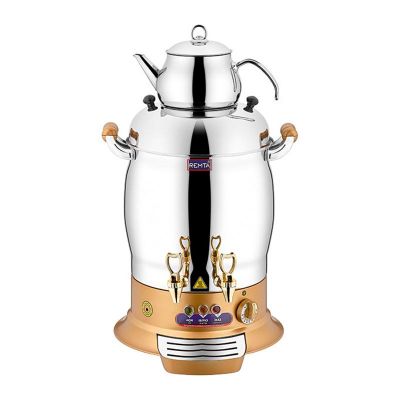 Remta R30 Maxi Tea Maker, 2 Teapot, 16 L, Gold - Remta