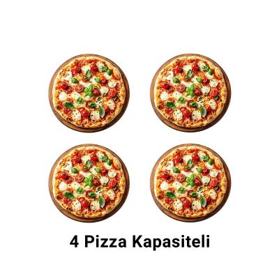 Remta S17 4'lü Pizza Fırını, 62x62 cm, Elektrikli - 3