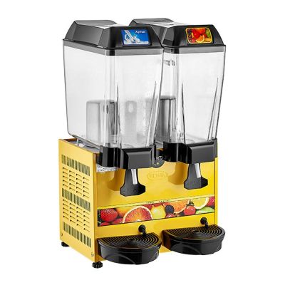  Remta ST13 Double Sherbet + Ayran Cooler 20+20 L, Yellow - 1