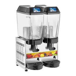 Remta ST14 Ayran Soğutucu, 2 Hazneli, Ayran+Ayran, 20+20 L, Metalik Gri - Remta