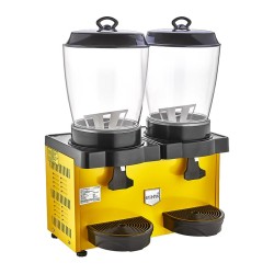 Remta ST35 Royal Mini Çiftli Şerbet ve Ayran Soğutucu, 11+11 L, Sarı - Remta