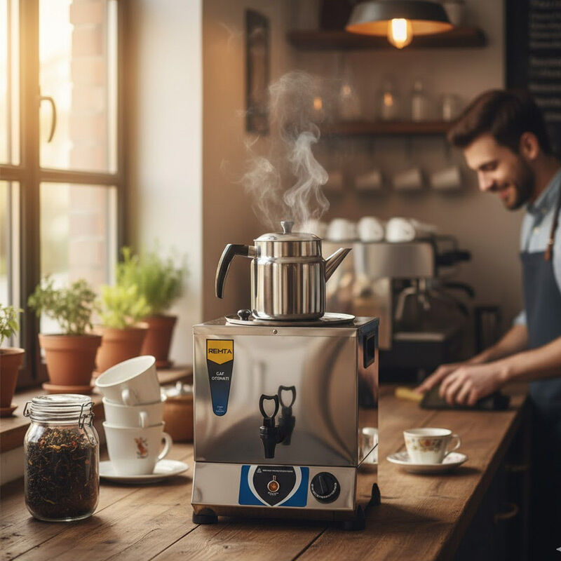 Remta TT01 Pleytsiz Tek Demlikli Çay Makinesi, 8 L, Elektrikli - Remta