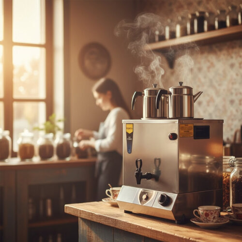 Remta TT02 إبريق شاي مزدوج بدون أطباق، 17 لتر، كهربائي - 2