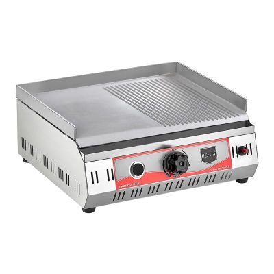 Remta R50CE(PO) Yarı Oluklu Pleyt Izgara, 50 cm, LPG - 1