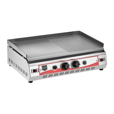 Remta R70CE(PO) Yarı Oluklu Pleyt Izgara, 70 cm, LPG - 1