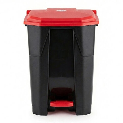 Rindo PDK390 Pedallı Çöp Kovası, 50 L, Kırmızı - 1