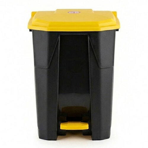 Rindo PDK390 Pedallı Çöp Kovası, 50 L, Sarı 