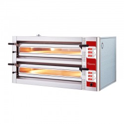 Rinnova 30 cm x 6+6 Pizza Capacity Electronically Controlled Large Model Double Deck Pizza Oven, Electric - Rinnova
