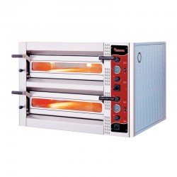 Rinnova 35 cm x 4+4 Pizza Capacity Double Deck Pizza Oven, Electric - 1