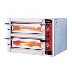 Rinnova 35 cm x 6+6 Pizza Capacity Deep Model Double Deck Pizza Oven, Electric - 1
