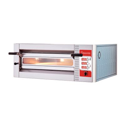 Rinnova 35 cm x 6 Pizza Capacity Electronically Controlled Large Model Single Deck Pizza Oven, Electric - Rinnova