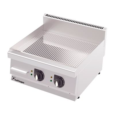 Rinnova 600 Serisi GG6060EC Oluklu Pleyt Izgara, Krom Kaplı, Elektrikli - 1