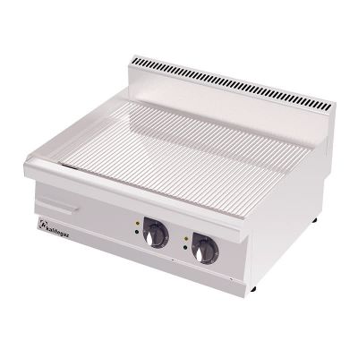 Rinnova 700 Serisi GG8070EC Oluklu Pleyt Izgara, Krom Kaplı, Elektrikli - 1