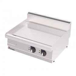 Rinnova 700 Serisi GG8070EC Oluklu Pleyt Izgara, Krom Kaplı, Elektrikli - Rinnova