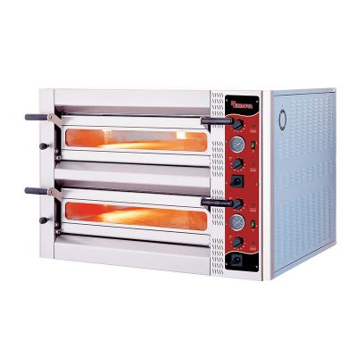 Rinnova 30 cm x 6+6 Pizza Kapasiteli Derin Model Çift Katlı Pizza Fırını, Elektrikli - 1