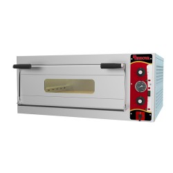 Rinnova E4301AB 30 cm x 4 Pizza Capacity 62x62 cm Single Deck Pizza Oven with Analogue Control, Electric - 1