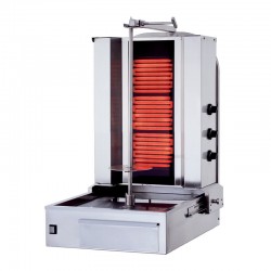 طباخ دوار Rinnova KLG170، 3 نصف قطرها، كهربائي، محرك سفلي، هيكل متحرك، زجاج - Rinnova