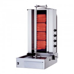 Rinnova KLG171 طباخ دوار، 4 نصف قطر، كهربائي، محرك سفلي، هيكل متحرك، زجاج - Rinnova