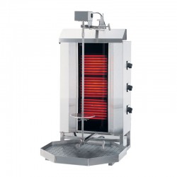 Rinnova KLG230 Döner Ocağı, 3 Radyanlı, Elektrikli, Üstten Motorlu, Camlı - Rinnova
