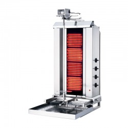 Rinnova KLG231HG Döner Ocağı, 4 Radyanlı, Elektrikli, Üstten Motorlu, Hareketli Gövde, Camlı - Rinnova