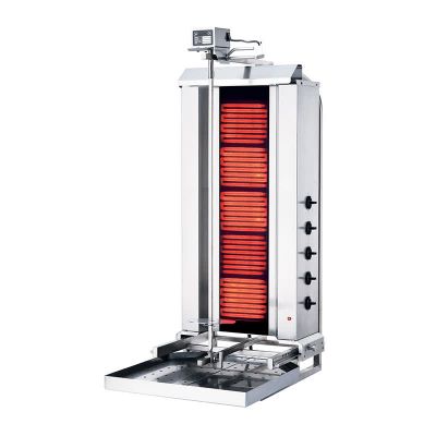 Rinnova KLG232HG Döner Ocağı, 5 Radyanlı, Elektrikli, Üstten Motorlu, Hareketli Gövde, Camlı - 1