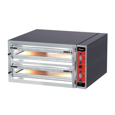 Rinnova 35 cm x 9+9 Pizza Kapasiteli Çift Katlı Pizza Fırını, Elektrikli - 1