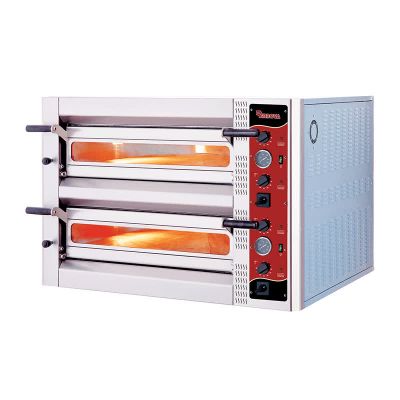 Rinnova 30 cm x 4+4 Pizza Kapasiteli Çift Katlı Pizza Fırını, Elektrikli - 1