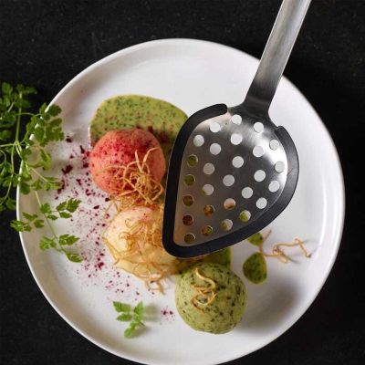 Rösle 10628 Silicone Tip Strainer Spoon - Rösle