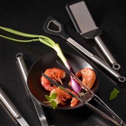 Rösle 10636 Stainless Steel Spatula with Silicone Tip, 26 cm - 2