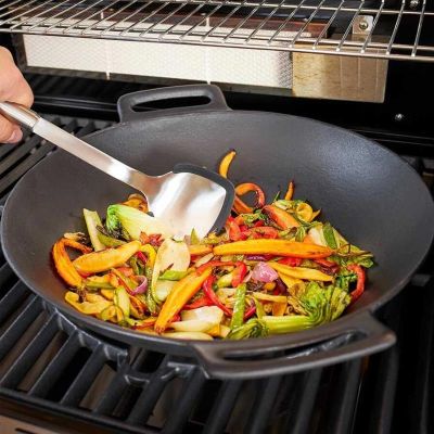 Rösle 10637 Silicone Tipped Wok Spatula - Rösle