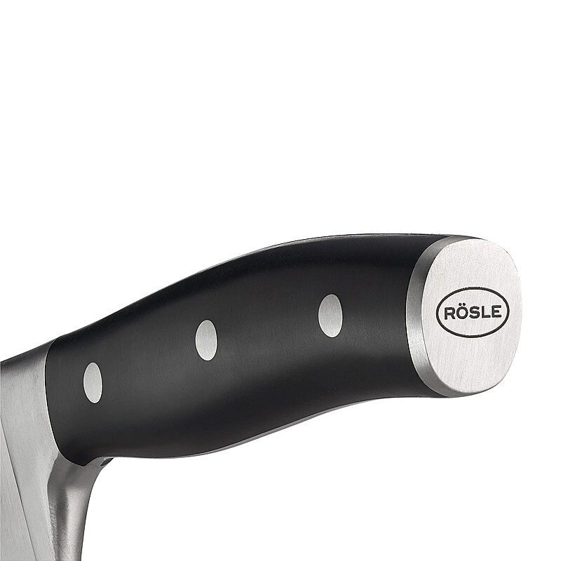Rösle 11106 Tradition Santoku Bıçak, 17.5 cm, Siyah - Rösle
